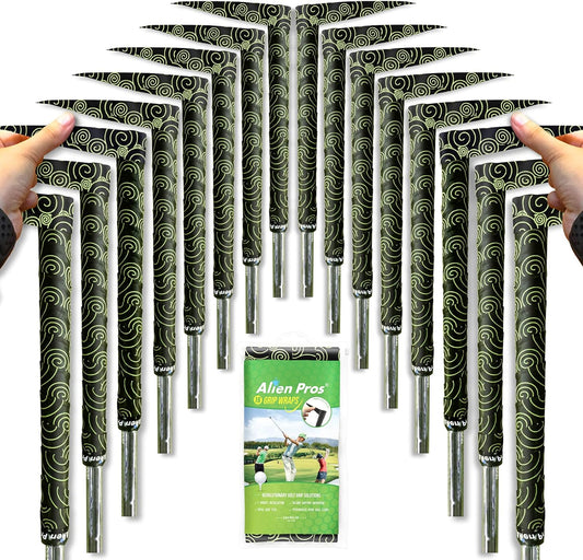 ALIEN PROS Golf Grip Wrapping Tapes - Innovative Golf Club Grip Solution - Enjoy a Fresh New Grip Feel in Less Than 1 Minute