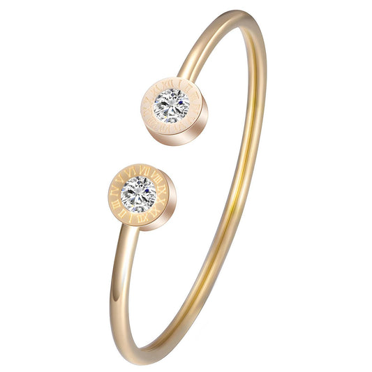 18K gold plated Stainless steel  Inspired bracelet, Intensity