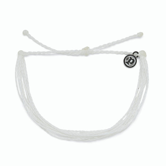 Bright Solid White Bracelet