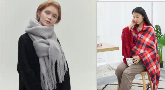 All-match Soft Glutinous Idle Style Thermal Long Scarf - amazitshop