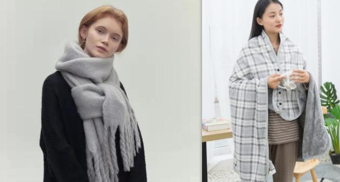 All-match Soft Glutinous Idle Style Thermal Long Scarf - amazitshop