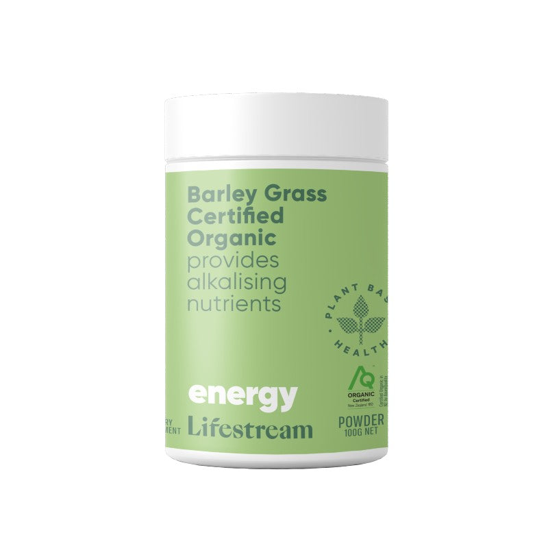 Lifestream Barley Grass Certified Organic 100G Powder
