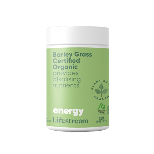 Lifestream Barley Grass Certified Organic 120 Vege Caps