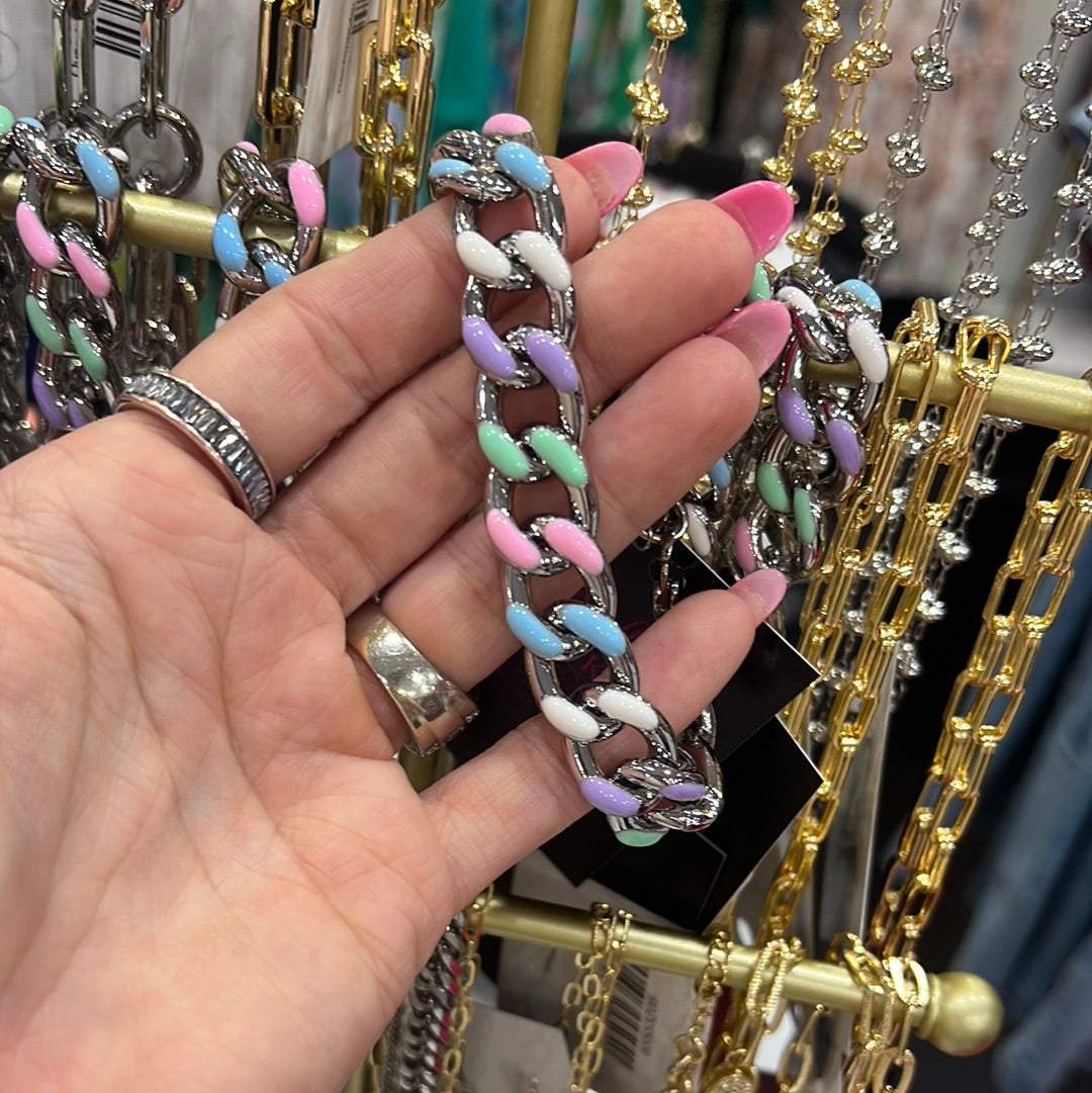 Pastel Enamel Bracelet