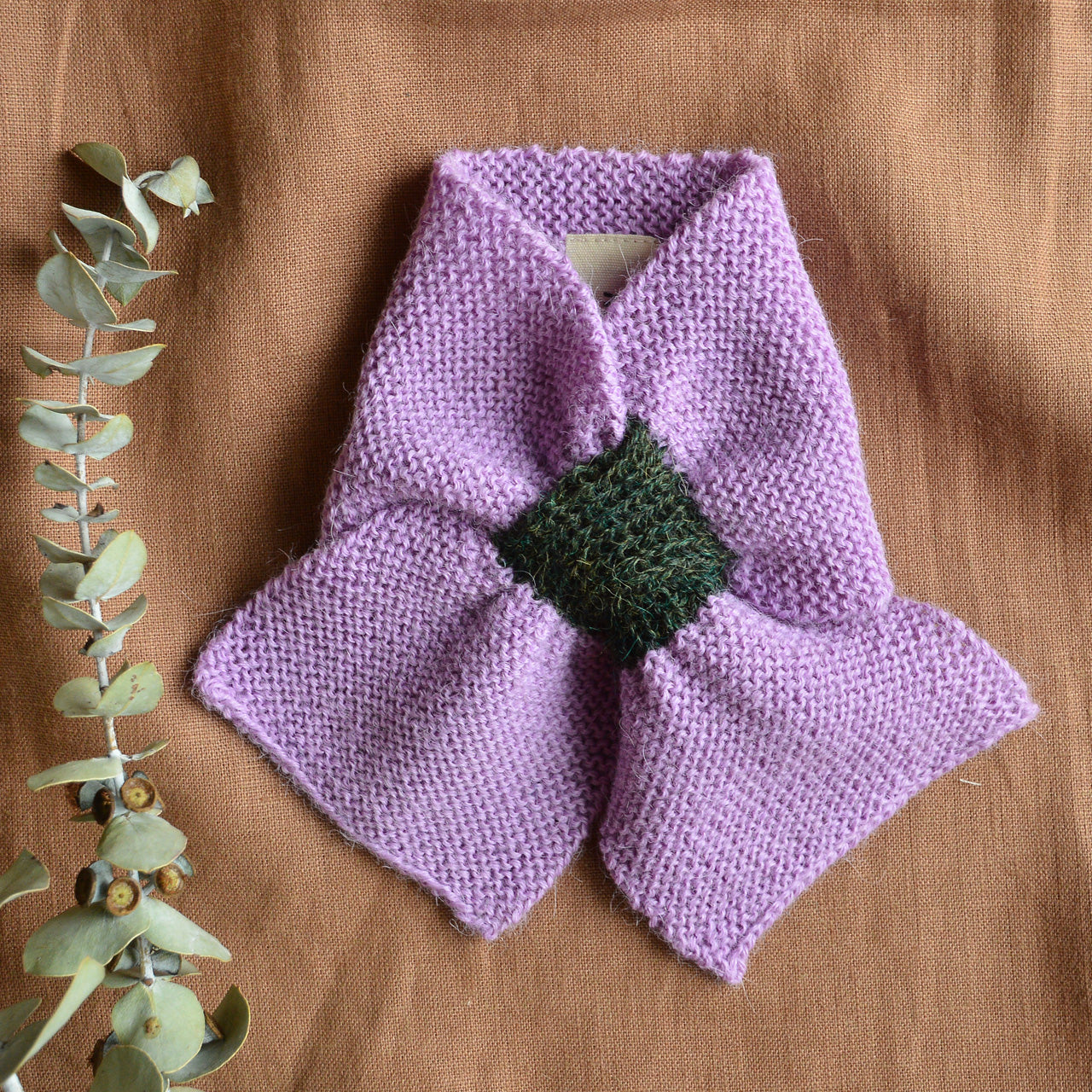 Handknitted Scarf - 100% Baby Alpaca - (Babies 6m-3y+)
