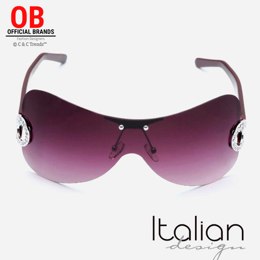 Cool Asymmetric Rimless Gradient Sunglasses 2a