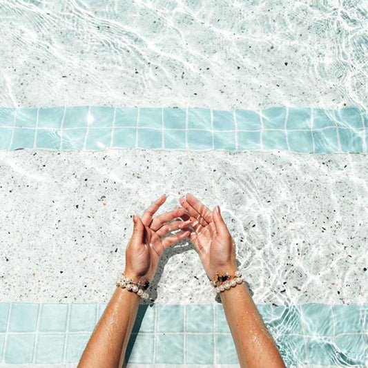 Anchor Atlantic Pearl Bracelet by Kiel James Patrick - Country Club Prep