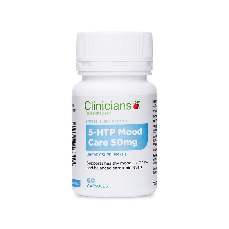 Clinicians 5-HTP Mood Care 50mg 60 Capsules