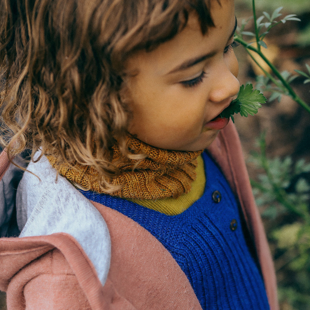 Kids Neckwarmer Tube Scarf in 100% Baby Alpaca