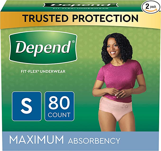 Women's Depend Fit-Flex (Size Small)