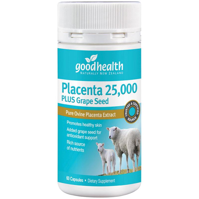 Good Health Placenta 25000mg 60caps