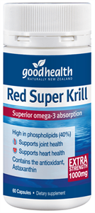 Good Health Red Super Krill 1000mg 60 Capsules