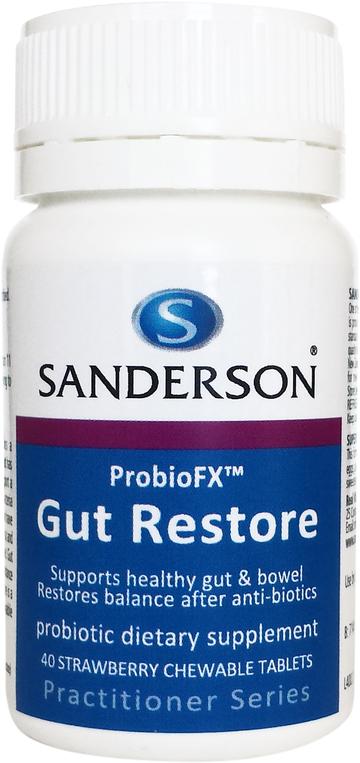 Sanderson ProbioFX Gut Restore Chewables 40 Tablets