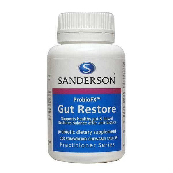 Sanderson ProbioFX Gut Restore Chewables 100 Tablets