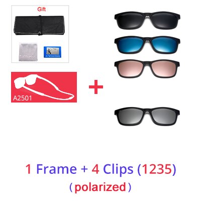 Ralferty Anti Slip Sunglasses Men Clip On Glasses Frame Sport Anti Blue Adjustable Hanging Neck Eyeglasses Sunglasses Ralferty 1 Frame 4 Clip 1235 Full black frame