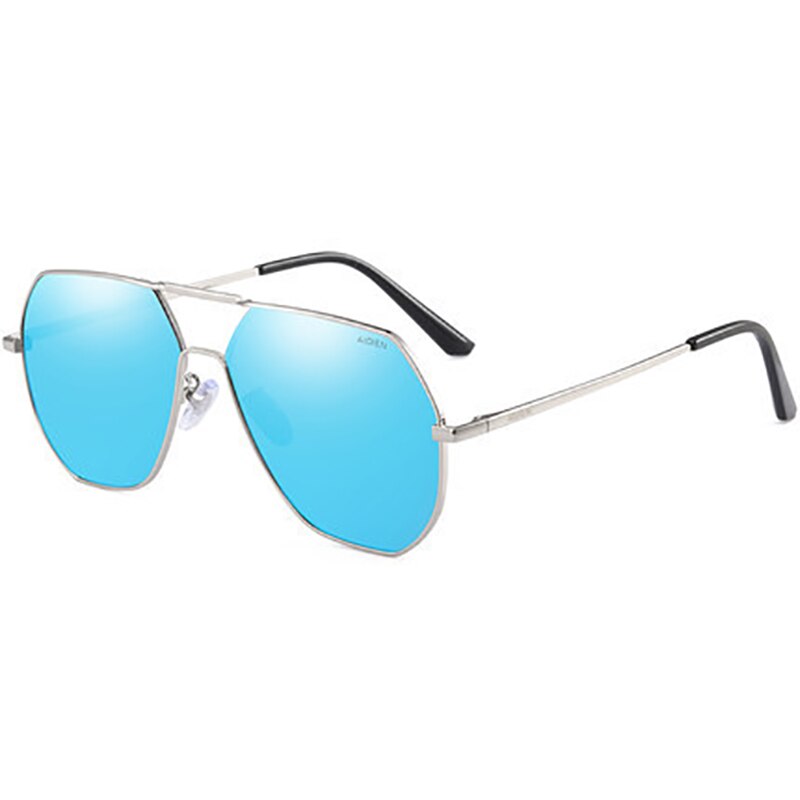 Aidien Men's Full Rim Alloy Frame Myopic Polarized Lens Sunglasses 8692 Sunglasses Aidien Blue 0