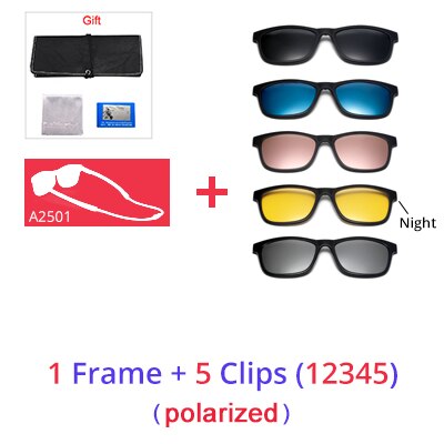 Ralferty Anti Slip Sunglasses Men Clip On Glasses Frame Sport Anti Blue Adjustable Hanging Neck Eyeglasses Sunglasses Ralferty 1 Frame 5 Clip 12345 Full black frame