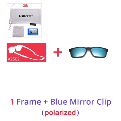Ralferty Men Eye Glasses Frame Magnet Clip On Sport Sunglasses Women Anti Blue Square Hanging Neck Eyeglass Clip On Sunglasses Ralferty 1Frame Blue Clip Full black frame