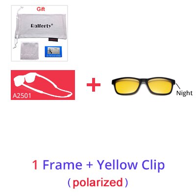 Ralferty Anti Slip Sunglasses Men Clip On Glasses Frame Sport Anti Blue Adjustable Hanging Neck Eyeglasses Sunglasses Ralferty 1 Frame Yellow Clip Full black frame