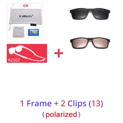 Ralferty Men Eye Glasses Frame Magnet Clip On Sport Sunglasses Women Anti Blue Square Hanging Neck Eyeglass Clip On Sunglasses Ralferty 1Frame 2 Clips 13 Full black frame