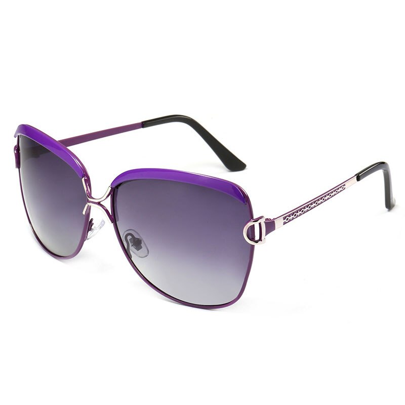 Reven Jate Women Sunwear 8702 Woman Sunglasses Frame Polarized Gradient Tinted Lenses Polarize Sun Frame Sunglasses Reven Jate purple