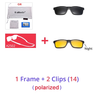 Ralferty Men Eye Glasses Frame Magnet Clip On Sport Sunglasses Women Anti Blue Square Hanging Neck Eyeglass Clip On Sunglasses Ralferty 1Frame 2 Clips 14 Full black frame