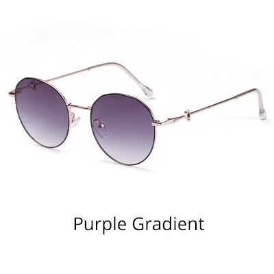 Ralferty Women's Sunglasses Round W2029 Sunglasses Ralferty Purple Gradient China