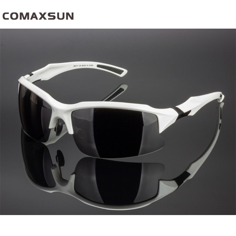 Men's Polarized Cycling Glasses Sport Sunglasses XQ129 Sunglasses Comaxsun Sty1 White Black China