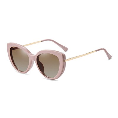 Ralferty Clip On Sunglasses Women Cat's Eye Glasses Anti Blue Light F95336 Clip On Sunglasses Ralferty C4 Pink