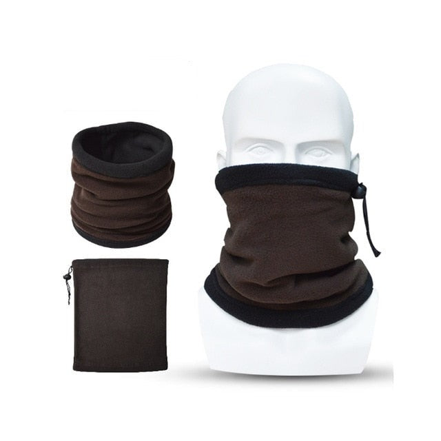 Brown All Season Neck Scarf UPF 50+