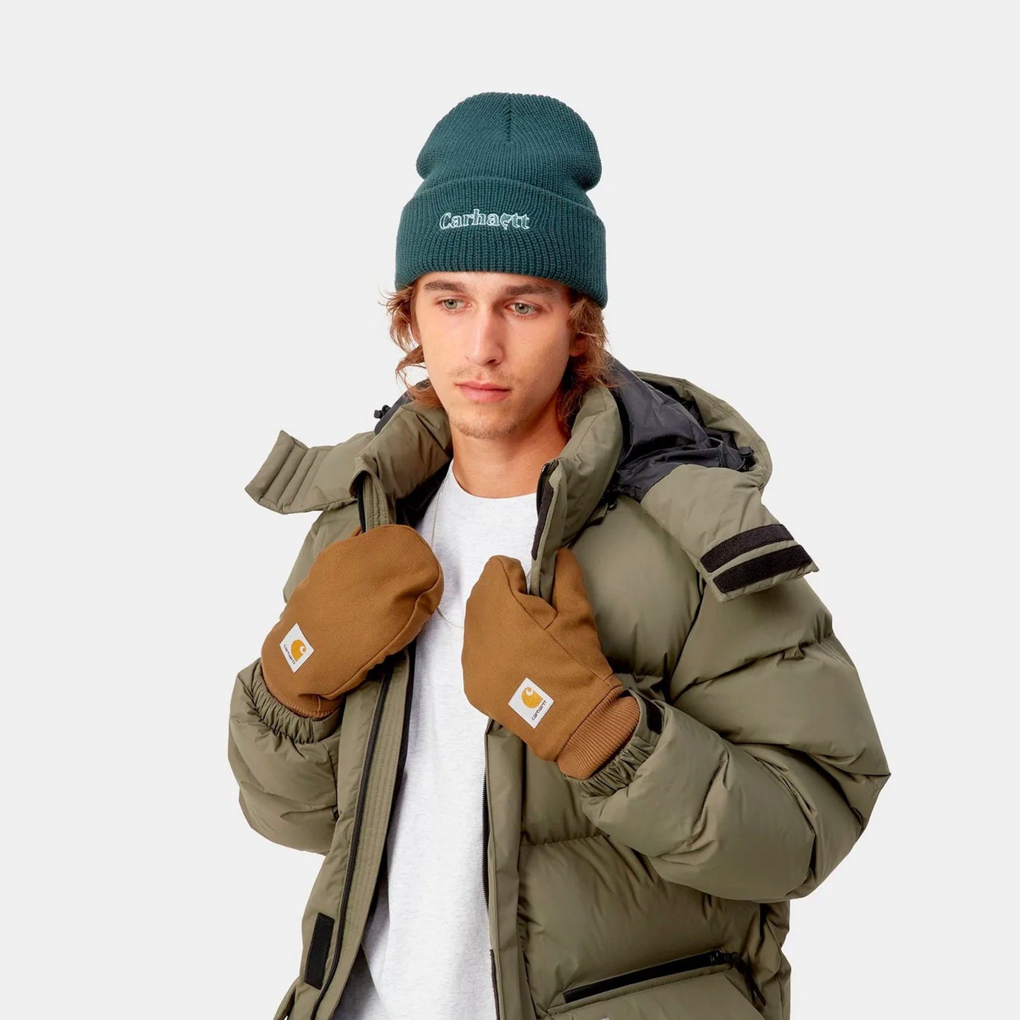 Carhartt WIP Mens Carston Mittens