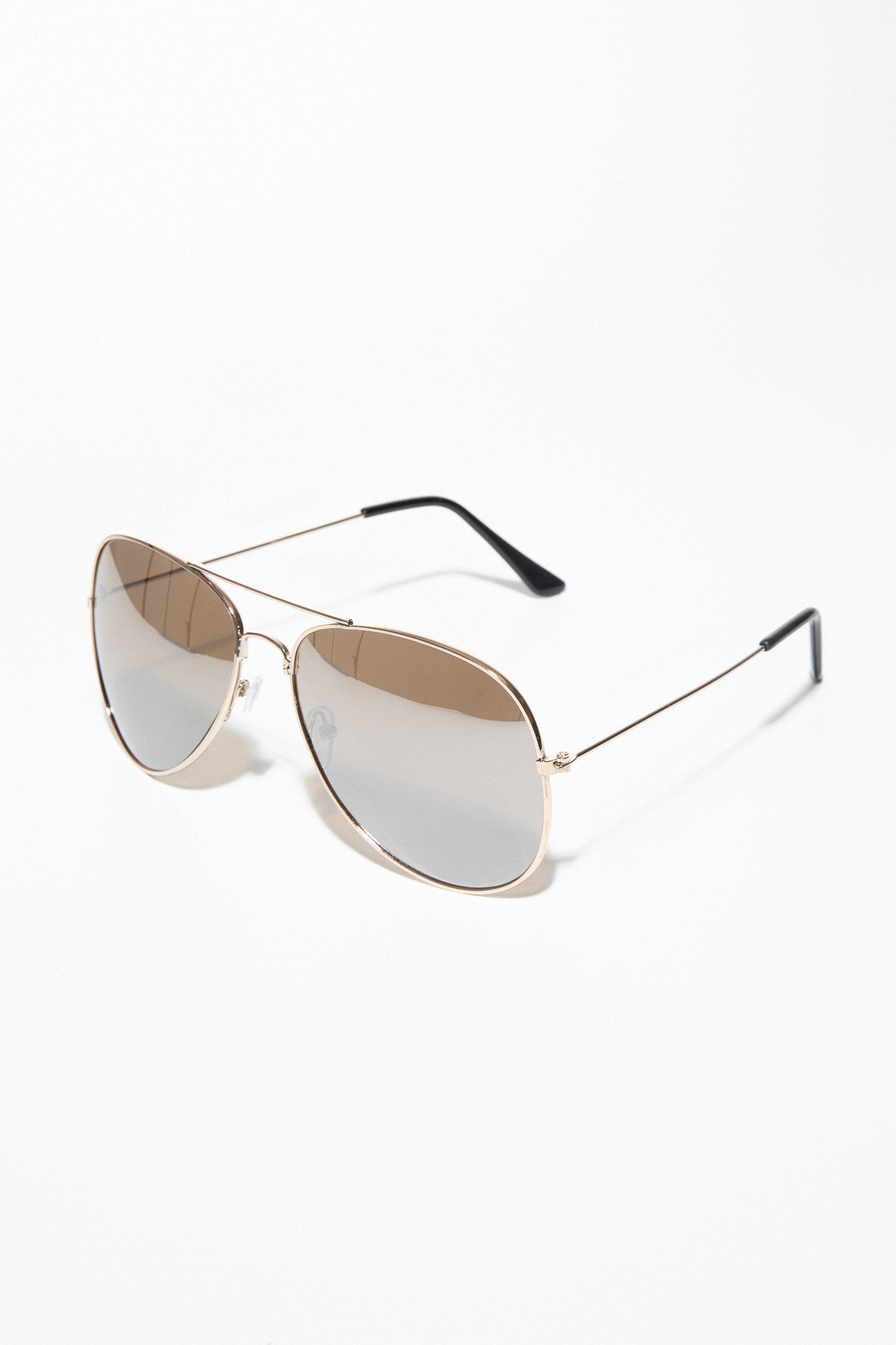 Top Gun Classic Aviator Sunglasses - Dull Gold