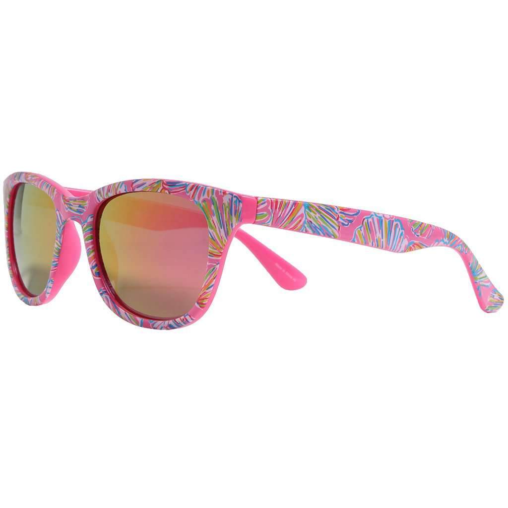 Maddie Sunglasses in Shellebrate With Pink Lenses by Lilly Pulitzer