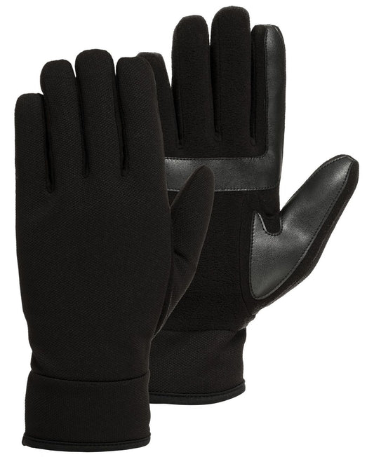 Isotoner Signature Lined Water Repellent Tech Stretch Glove Black