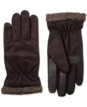 Isotoner Signature Men's Faux-Suede Gloves