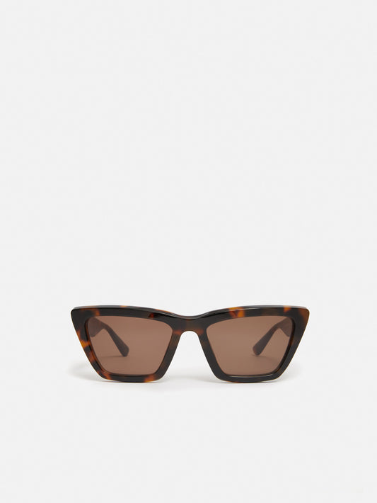 Shere Angled Cats Eye Sunglasses | Tortoiseshell