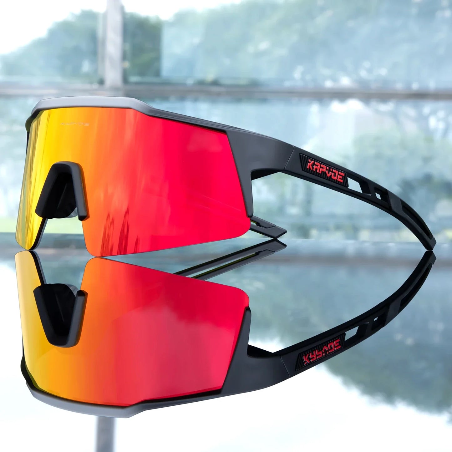 Bike Sunglasses: Cycling Glasses for Men & Women - MTB Goggles with UV400 Protection for Outdoor Sports, Camping, Hiking & Riding ShopOnlyDeal