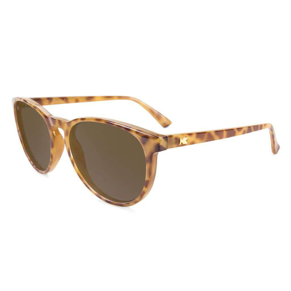 Blonde Tortoise Shell Mai Tais with Amber Polarized Lenses by Knockaround