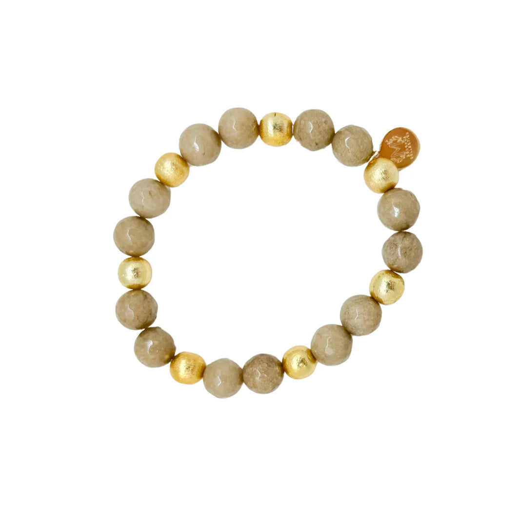 Lauren Linen Multi Gold Bracelet