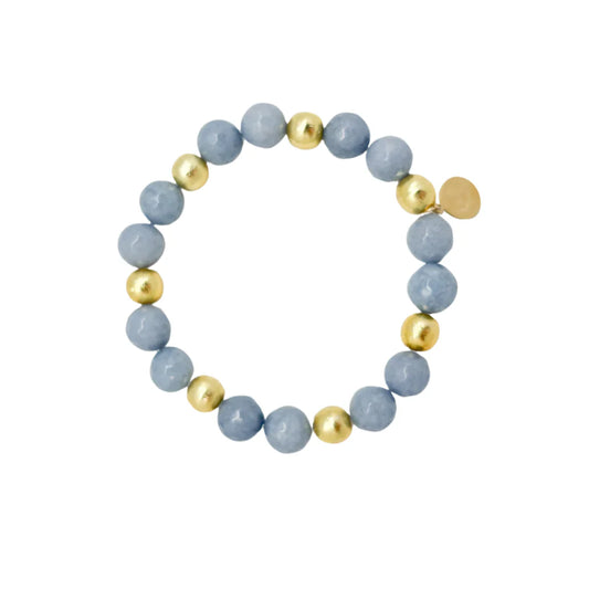 Lauren Sky Blue Multi Gold Bracelet