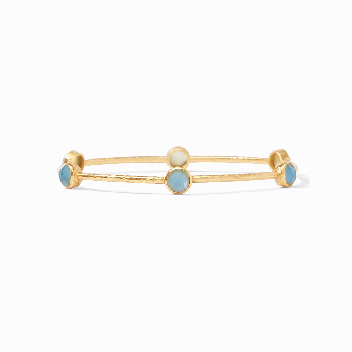 Milano 6-Stone Bangle Gold