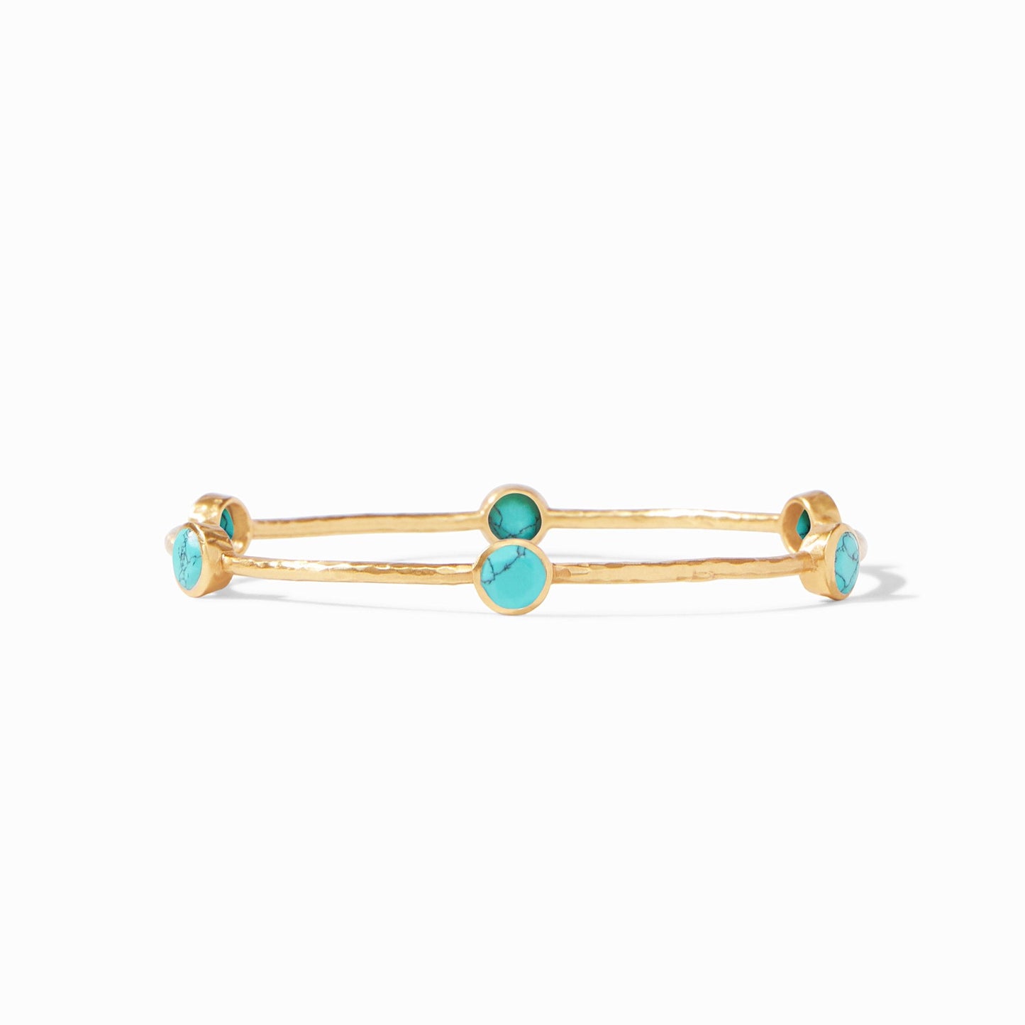 Milano 6-Stone Bangle Gold