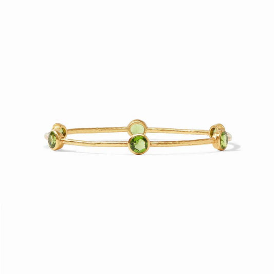 Milano 6-Stone Bangle Gold