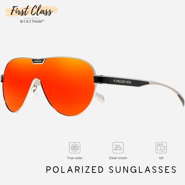 Oversized Polarized Lens Aluminum Aviator Sunglasses 3