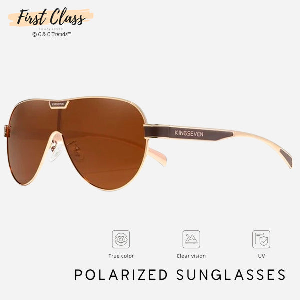 Oversized Polarized Lens Aluminum Aviator Sunglasses 7