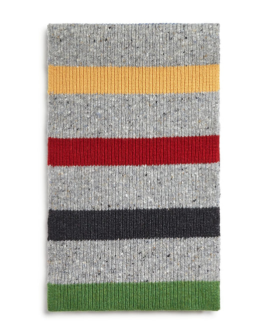 Paul Smith Donegal Stripe Scarf Light Gray