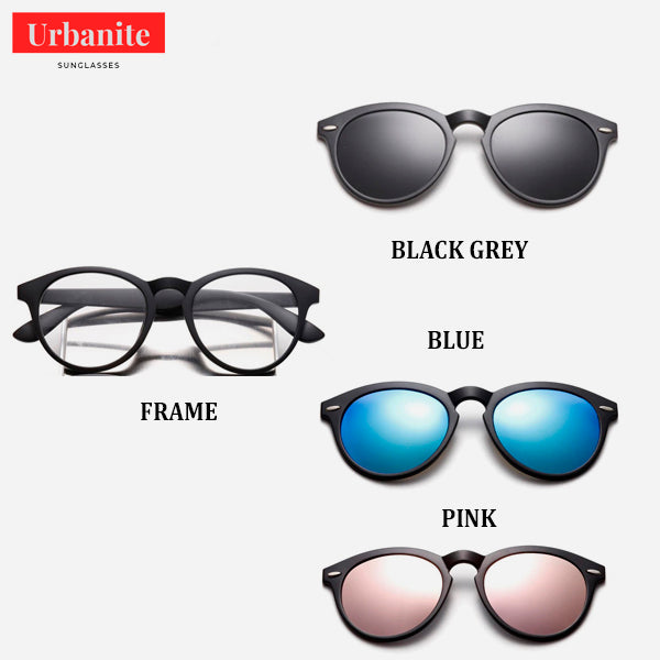 Polarized Magnetic Clip Sunglasses (3 in 1)