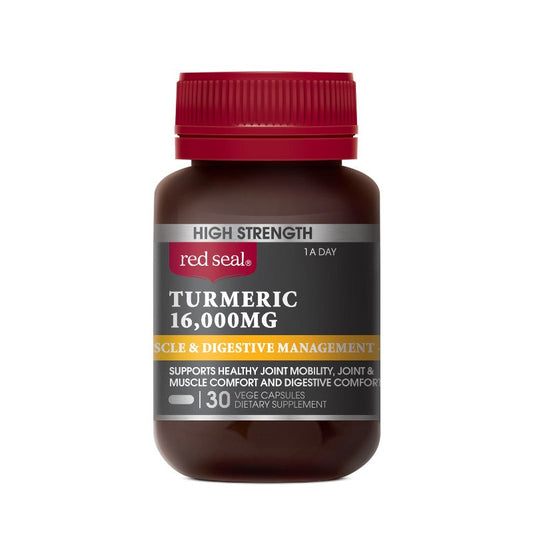Red Seal High Strength Turmeric 16000mg 30 Capsules