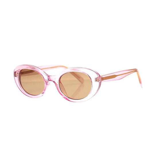 Reality Eyewear Transparent Pink Tinted Shaken Not Stirred Ladies Sunglasses