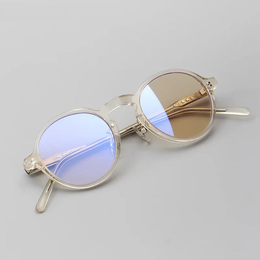 Black Mask Unisex Full Rim Acetate Oval Polarized Sunglasses Sunglasses Black Mask Clear Yellow-Brown Black